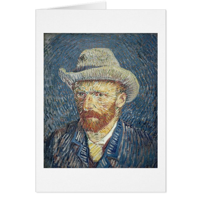 Autoportrait de Vincent van Gogh | avec le chapeau (Devant)
