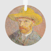 Autoportrait de Vincent Van Gogh peinture impressi (dos)