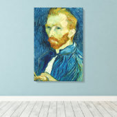 Autoportrait de Vincent van Gogh sur toile (Insitu (Plancher de Bois))