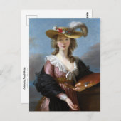 Autoportrait par Elisabeth Vigee Le Brun Carte pos (Devant / Derrière)