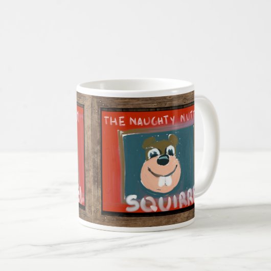 Autoportrait par NN Squirrel Mug (Devant droit)