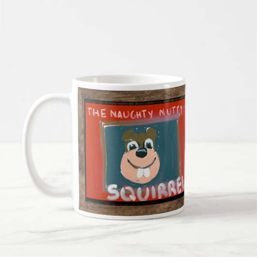 Autoportrait par NN Squirrel Mug (Gauche)