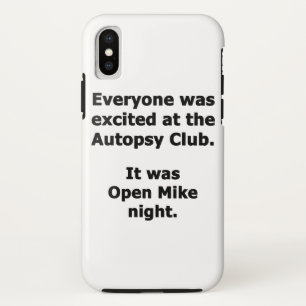 Autopsy Club iPhone X Hoesje