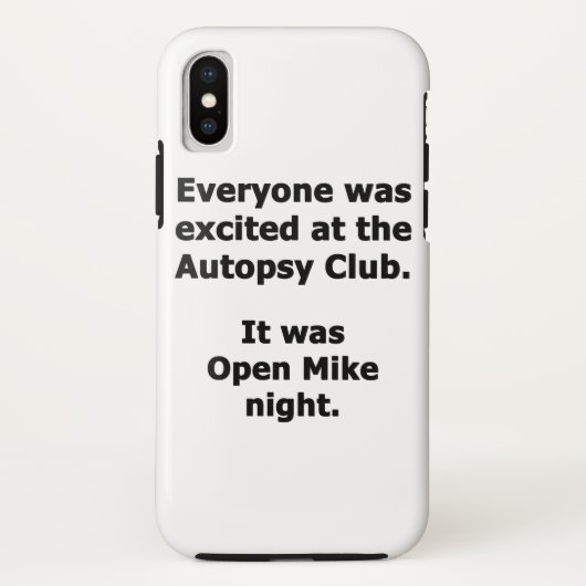 Autopsy Club Case-Mate iPhone Case (Achterkant)