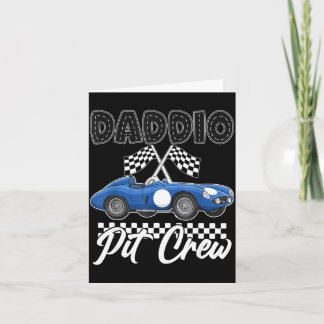 Autorace verjaardagsfeestje racing familie pappie  kaart