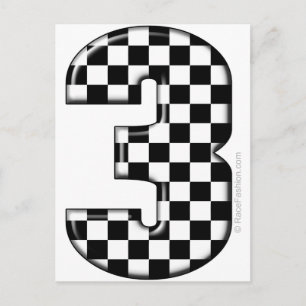 autoracenummer 3 briefkaart