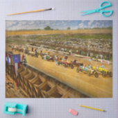 Autoras - Leven in de snelle rijstrook 1925 Tissuepapier (Craft)