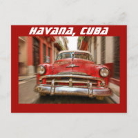 Autorennen in de straten van het oude Havana op Cu