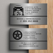 Autoreparatie professionele monteur zilver metaal