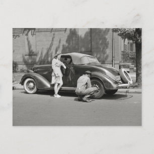 Autoreparatie Service, 1942 Briefkaart