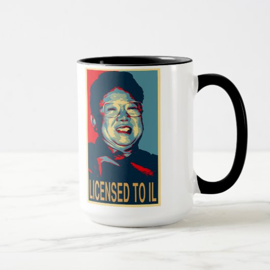 Autorisé dans la tasse de parodie de l'IL (Droite)