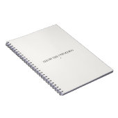 Autoriser le cahier dépliant – Minimalisme doux (Côté Droit)