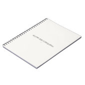 Autoriser le cahier dépliant – Minimalisme doux (Côté gauche)