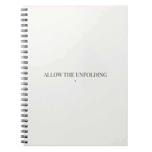 Autoriser le cahier dépliant – Minimalisme doux (Devant)
