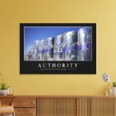 Autoriteit: Inspirerend prijsopgave 2 Canvas Afdruk (Insitu (Woonkamer))