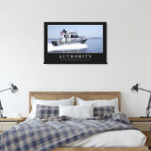 Autoriteit: Inspirerend prijsopgave Canvas Afdruk (Insitu (Slaapkamer))