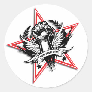 Autoriteit Netwerker Star Fist Sticker