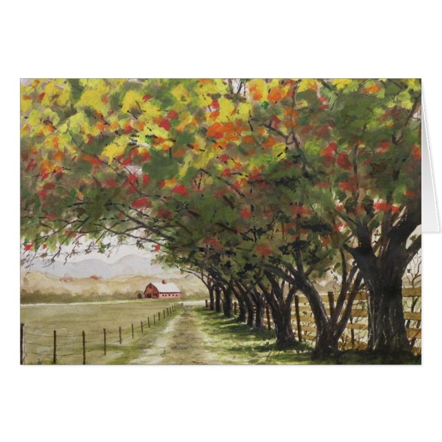Autoroute d'automne (Devant horizontal)