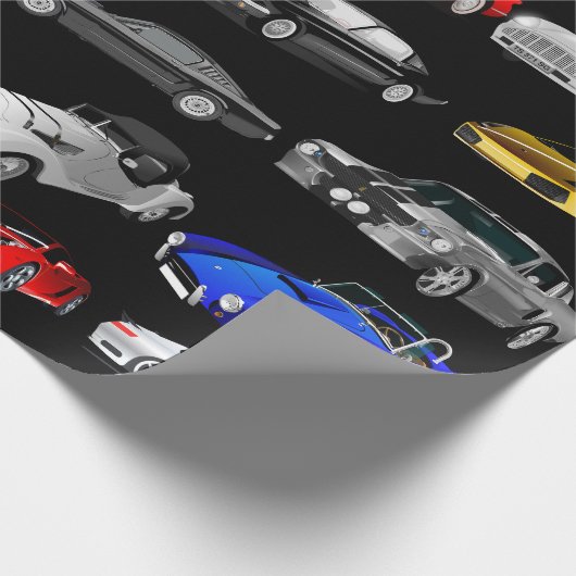 Auto's, auto's en auto's cadeaupapier (Hoek)