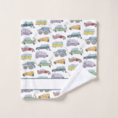 Auto's Doodle Bad Handdoek (Wasdoekje)