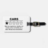 Auto's Eén Sterrenrating Bagagelabel (Voorkant horizontaal)