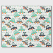 Auto's en meer auto's cadeaupapier (Vlak)