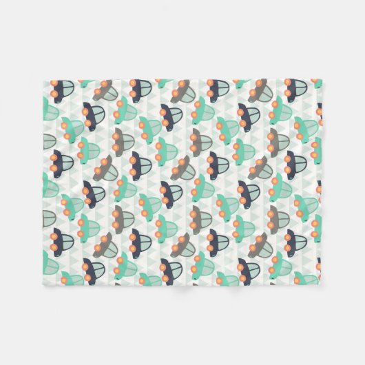 Auto's en meer auto's fleece deken (Voorkant (Horizontaal))