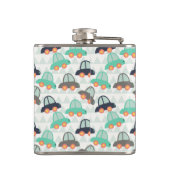 Auto's en meer auto's heupfles (Achterkant)