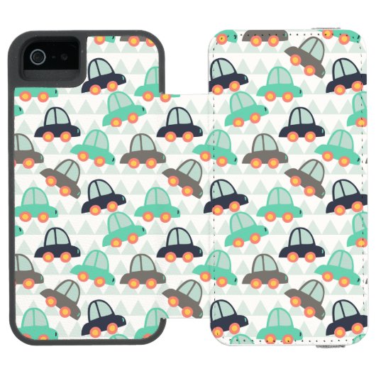 Auto's en meer auto's incipio iPhone portemonnee hoesje (Agenda Open)