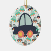 Auto's en meer auto's keramisch ornament (Rechts)