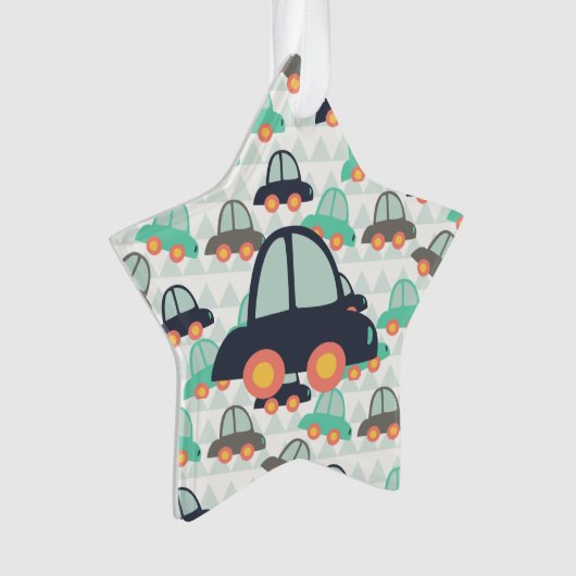 Auto's en meer auto's ornament (voorkant)