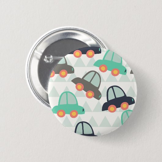 Auto's en meer auto's ronde button 5,7 cm (Voorkant /achterkant)