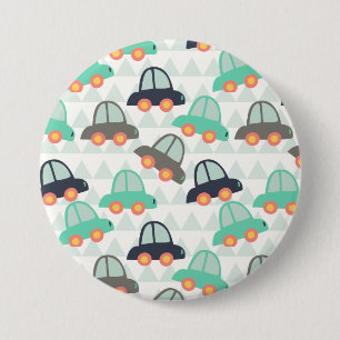 Auto's en meer auto's ronde button 7,6 cm