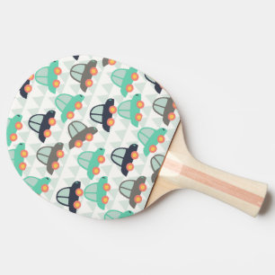 Auto's en meer auto's tafeltennisbatje