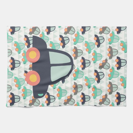 Auto's en meer auto's theedoek (Horizontaal)