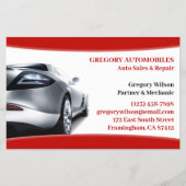 Auto's Flyer (Voorkant)