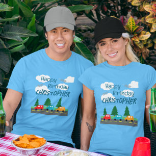 Auto's Kinderen Jongens Verjaardag T-shirt