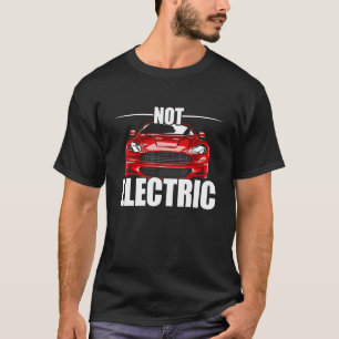 Auto's met benzinemotor, niet hybride elektrische t-shirt