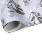 Auto's oude auto's cadeaupapier (Rol Hoek)