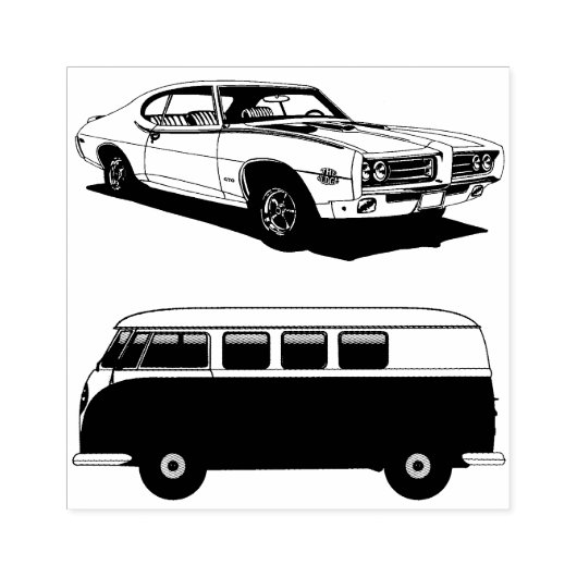 Auto's rubber stempel (Afrduk)