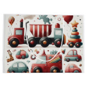 Auto's speelgoed groot cadeauzakje (Achterkant)