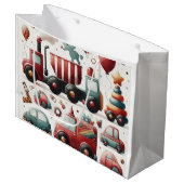 Auto's speelgoed groot cadeauzakje (Voorkant Gekanteld)