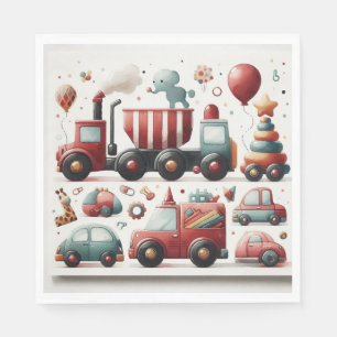 Auto's speelgoed servet