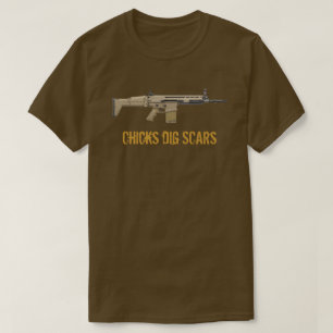 Auto's van de Chicks Dig (FN) T-shirt