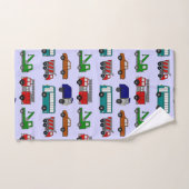 Auto's, vrachtwagens, bussen bad handdoek (Handdoek)