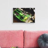 Autosalon Skyline R34 Canvas Afdruk (Insitu (Woonkamer))