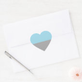 Autosexuele Pride Flag Hart Sticker (Envelop)