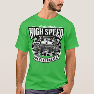 Autosnelheid snelheid t-shirt