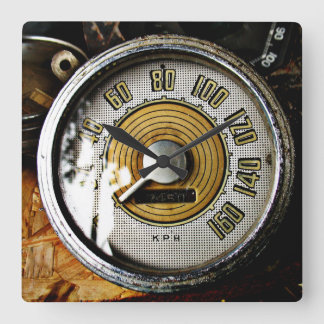  autosnelheidsmeter vierkante klok