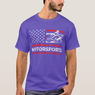 Autosport Amerikaanse Vlag Racing Sport jongen T-shirt